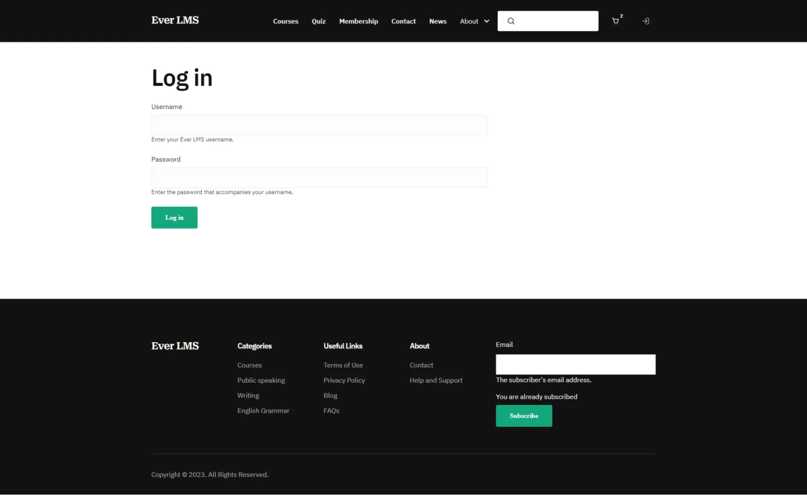 Login