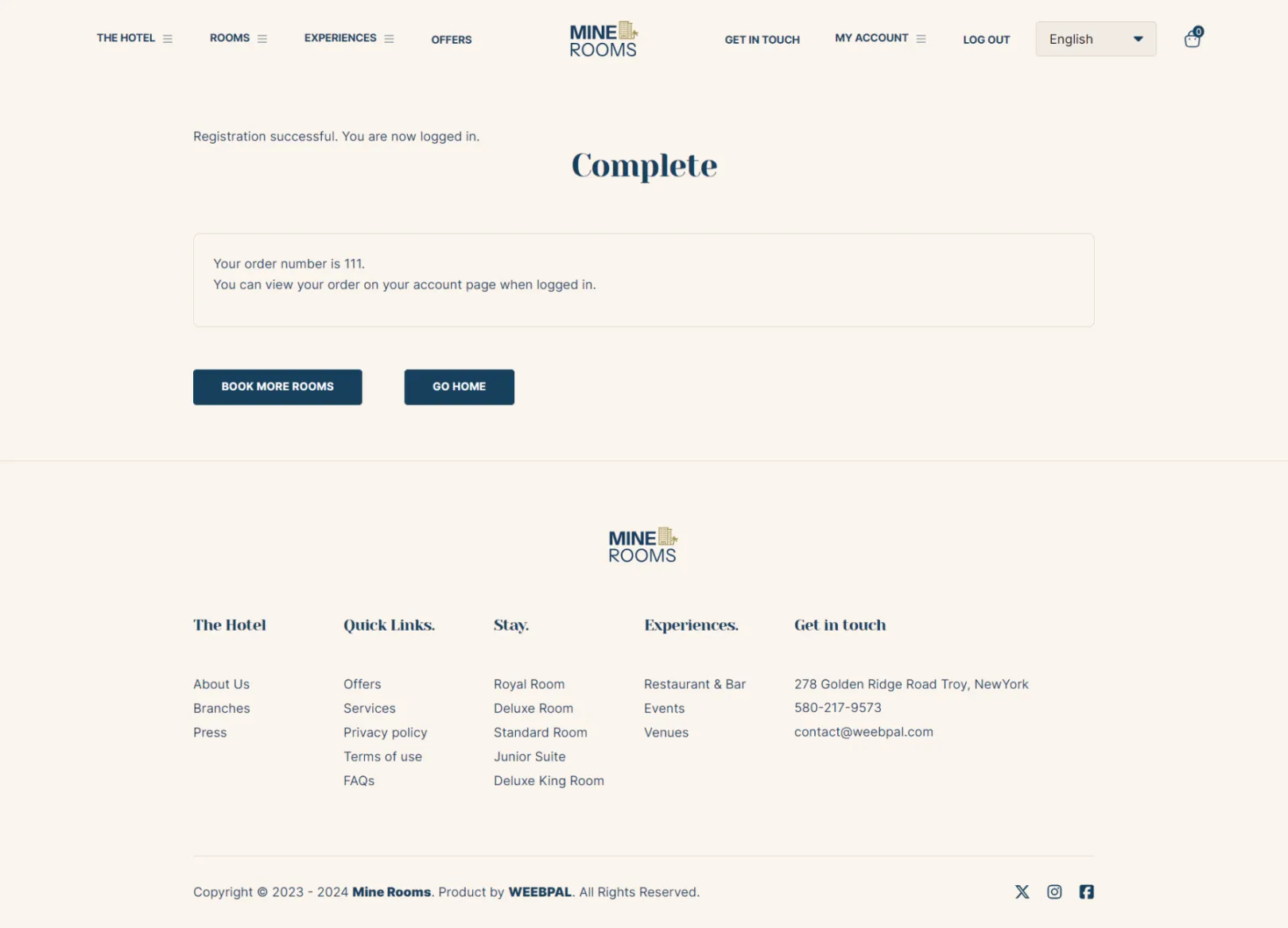Create Account Payment