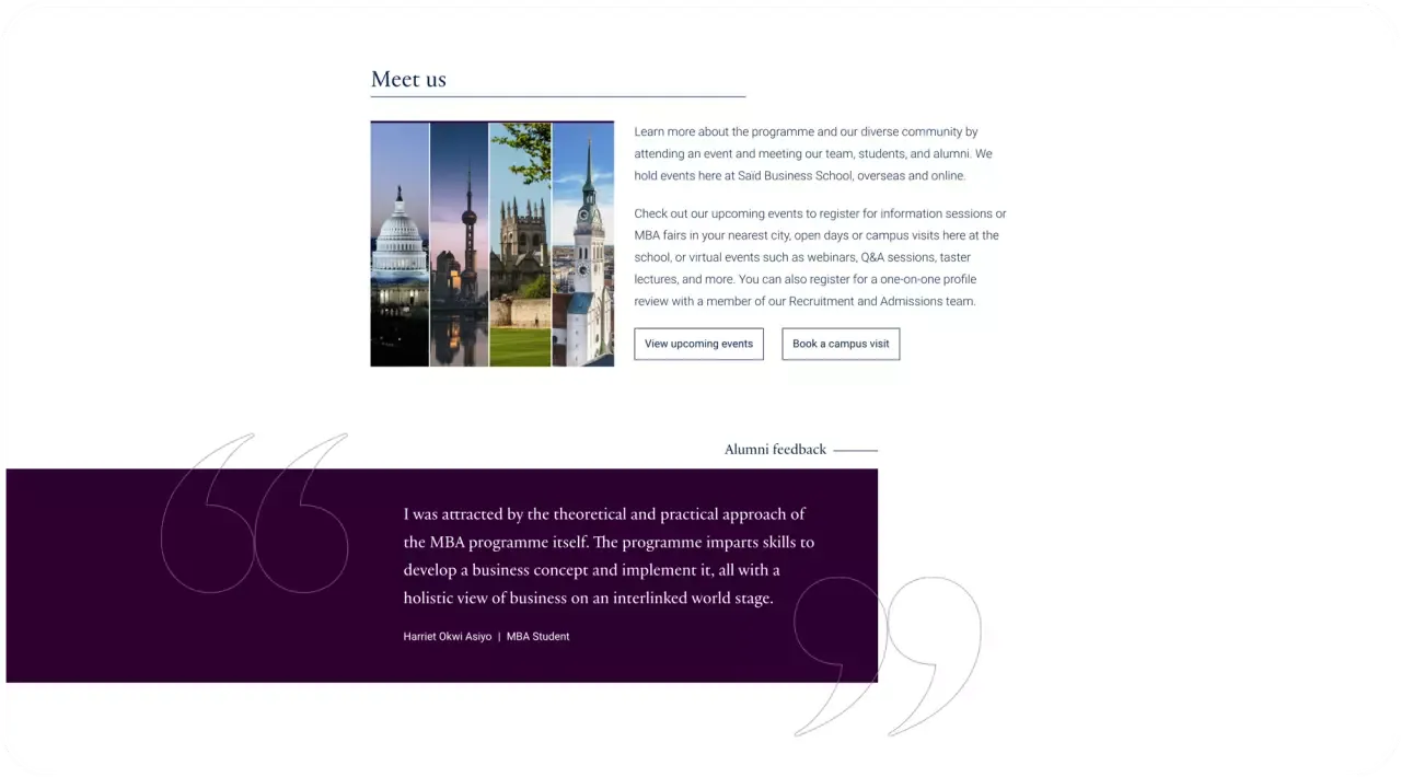 Website desktop view 1