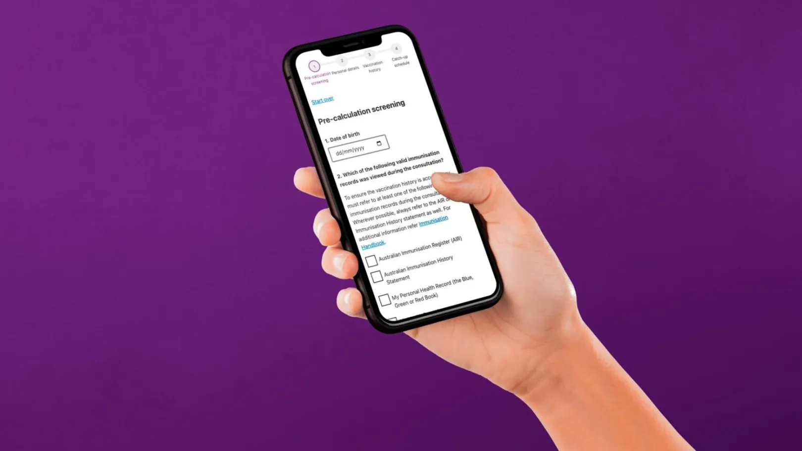 AIH site on mobile