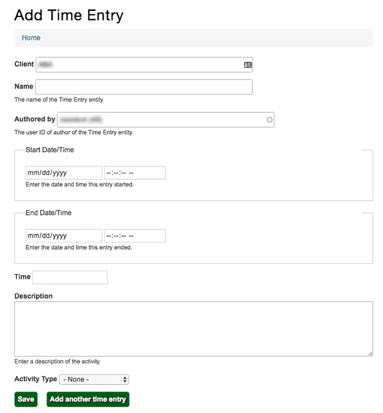 Add entries to the Timesheets in Unique Pathways' Drupal 8 site by Skvare