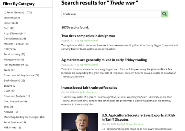 Search & Filters