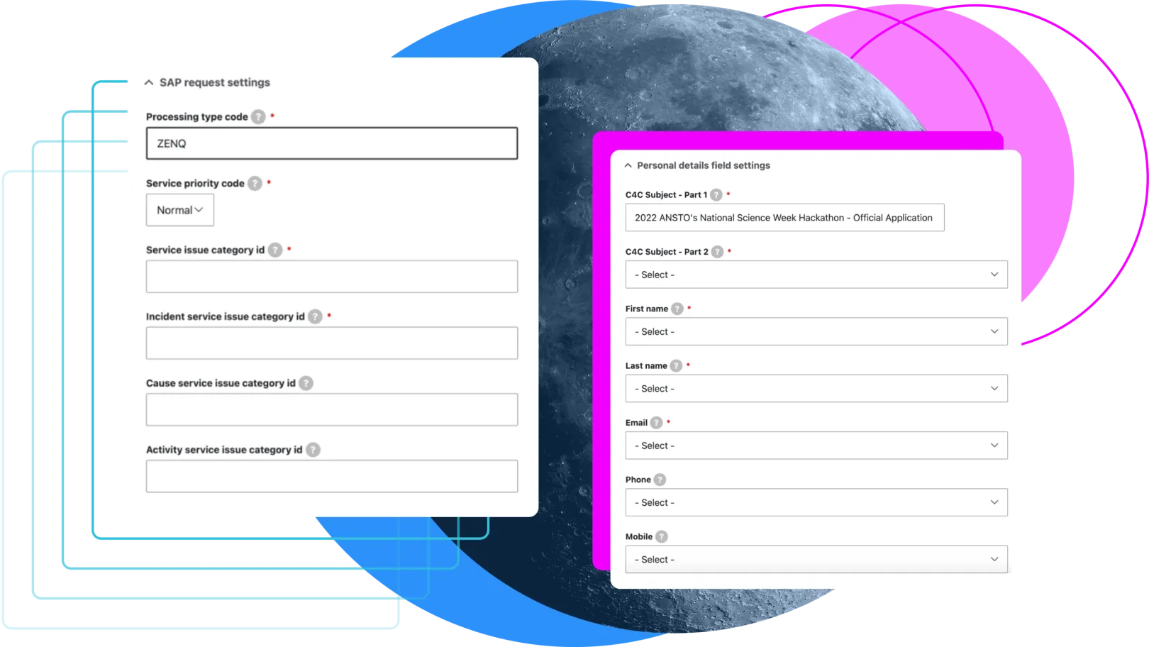 ANSTO website webforms