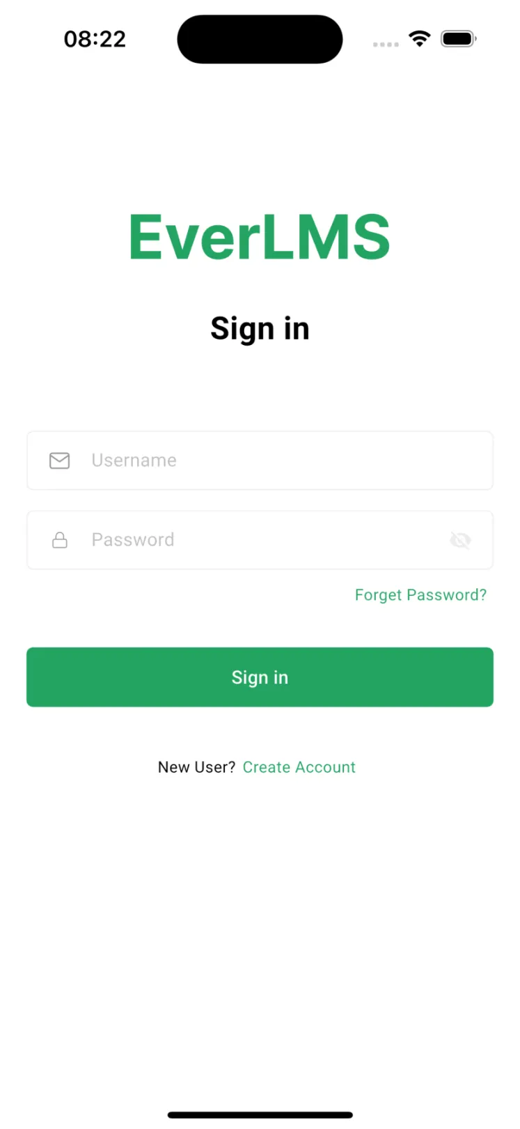 Mobile app - Login