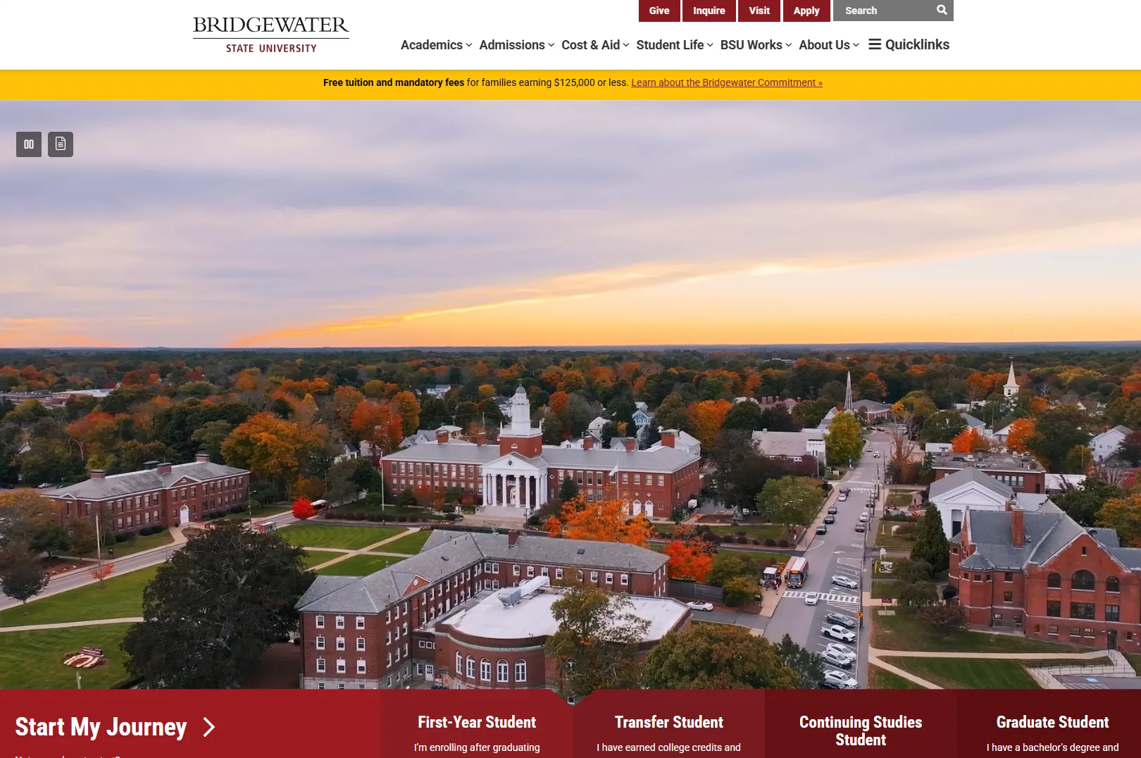 Bridgewater State University Homepage