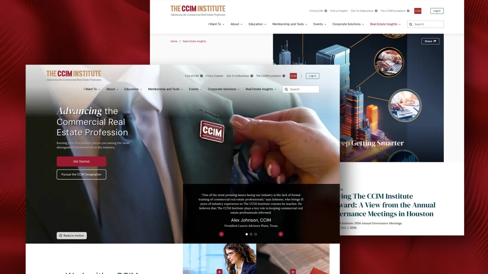 CCIM Institute homepage