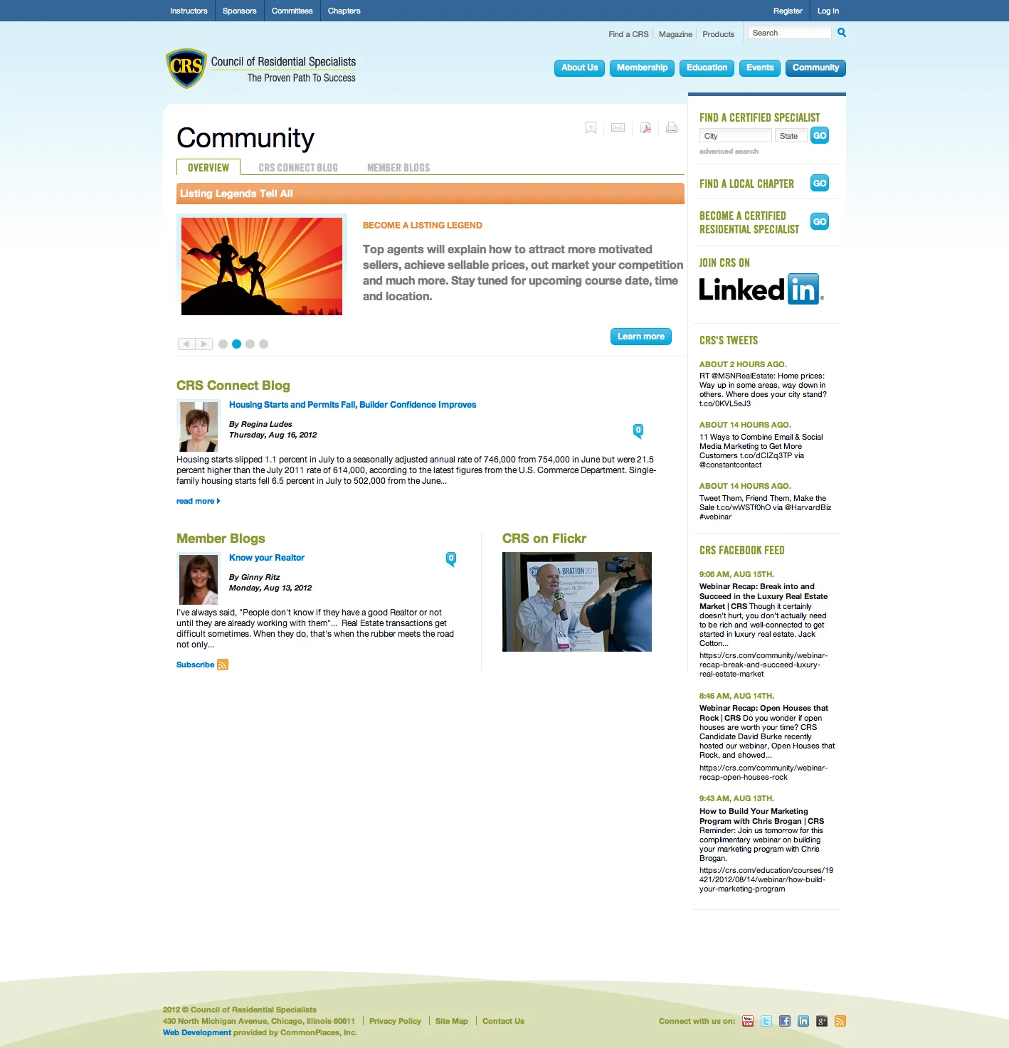 CRS Community Page