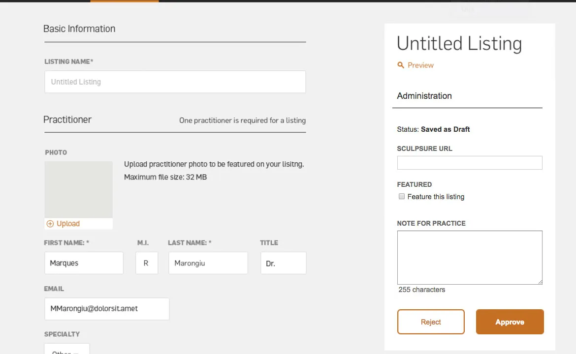 Cynosure's Custom B2B Portal, built by GeekHive. 