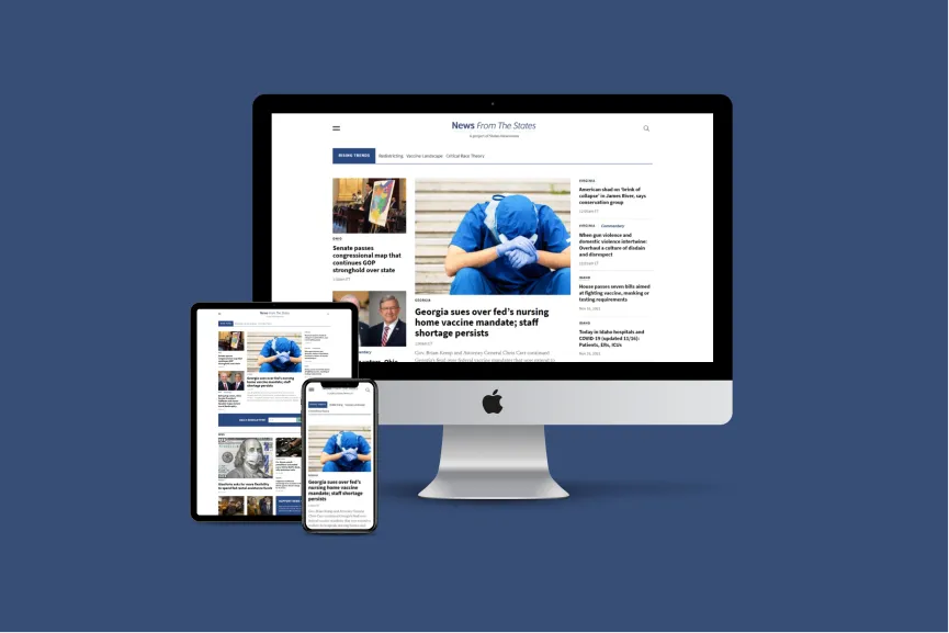 State Newsroom Responsive site