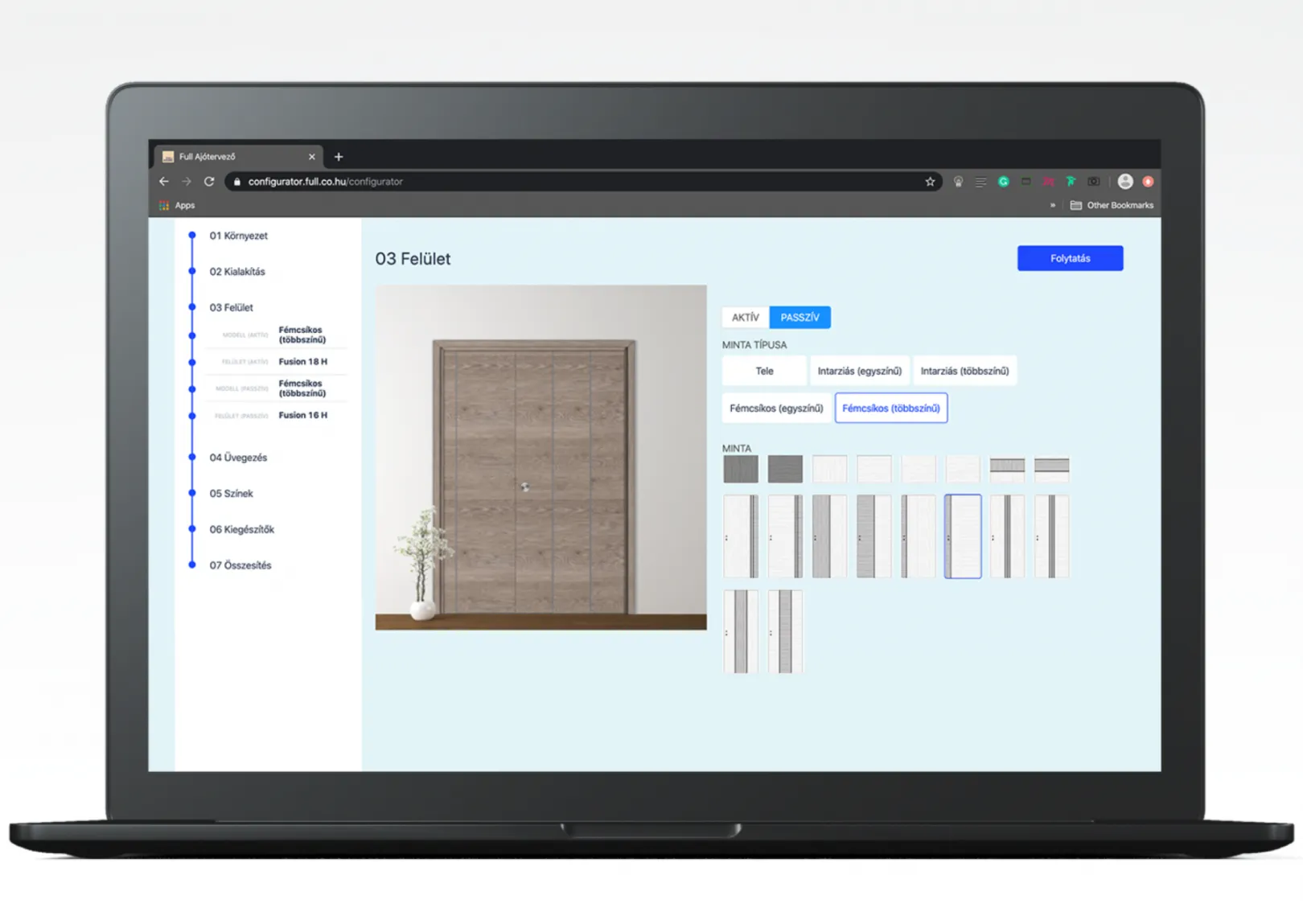 Full Doors Door Configurator