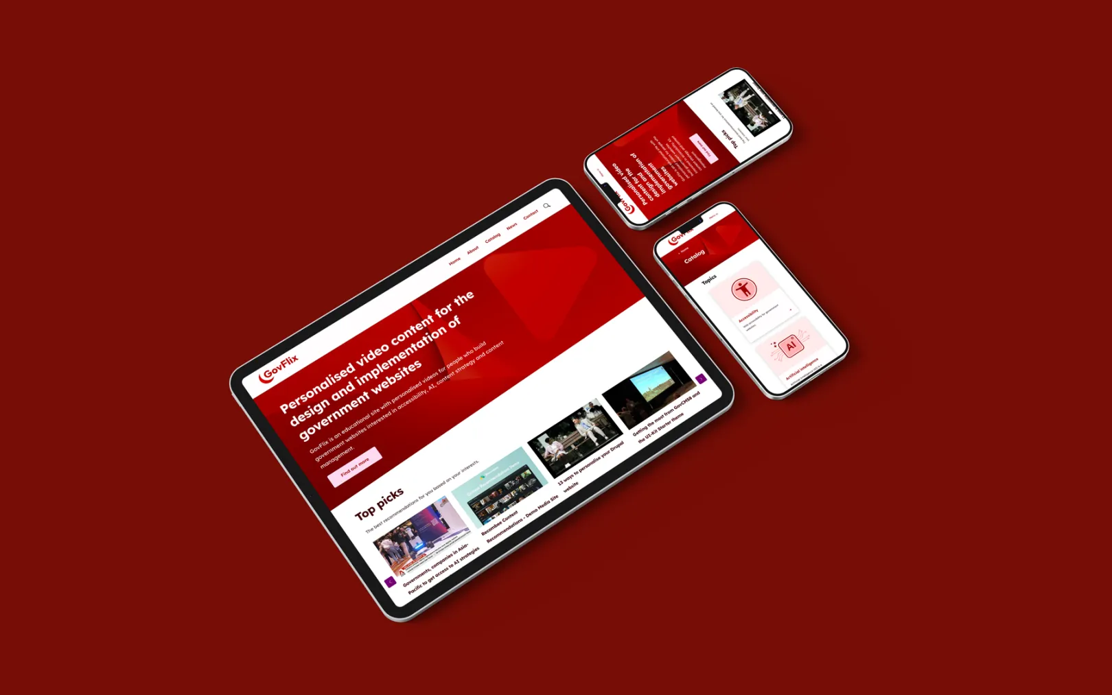 GovFlix: Content recommendation system