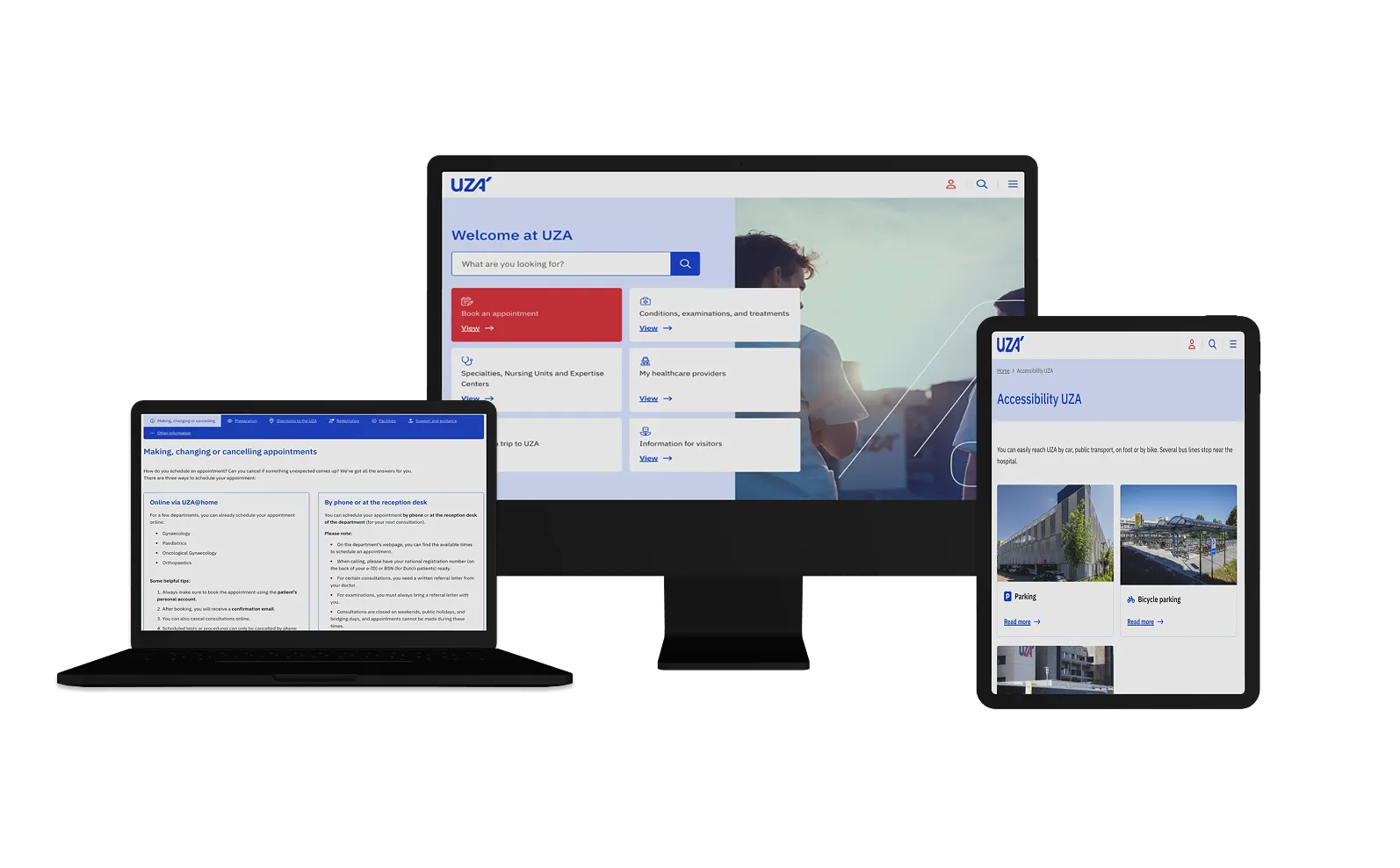 mock up websites UZA