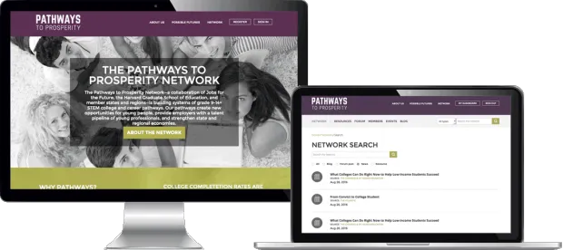 Jobs for the Future, Pathways to Prosperity Home Feature