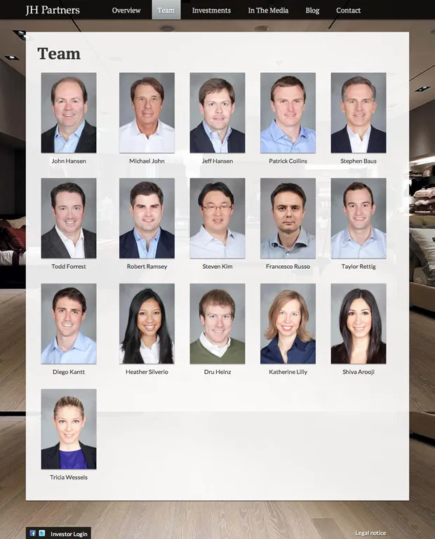 JH Partners Team Page