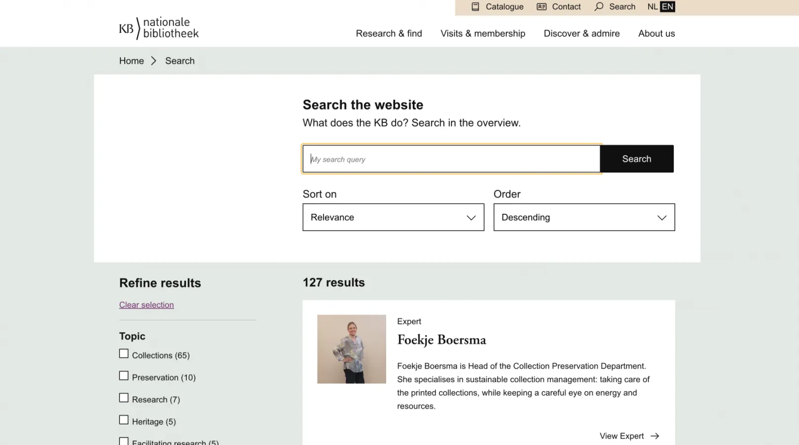 Search the website