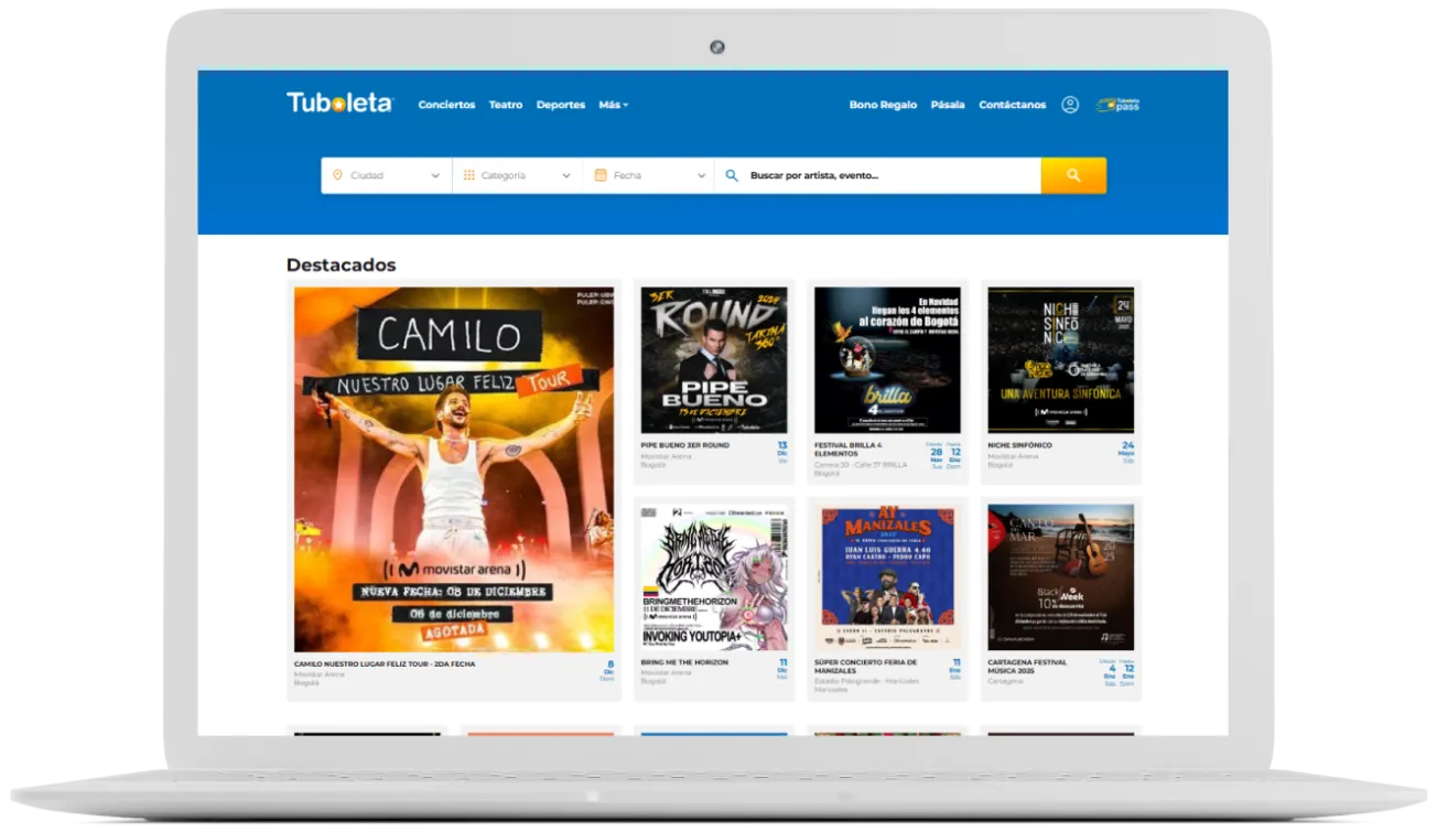 Tuboleta - ticket sales portal