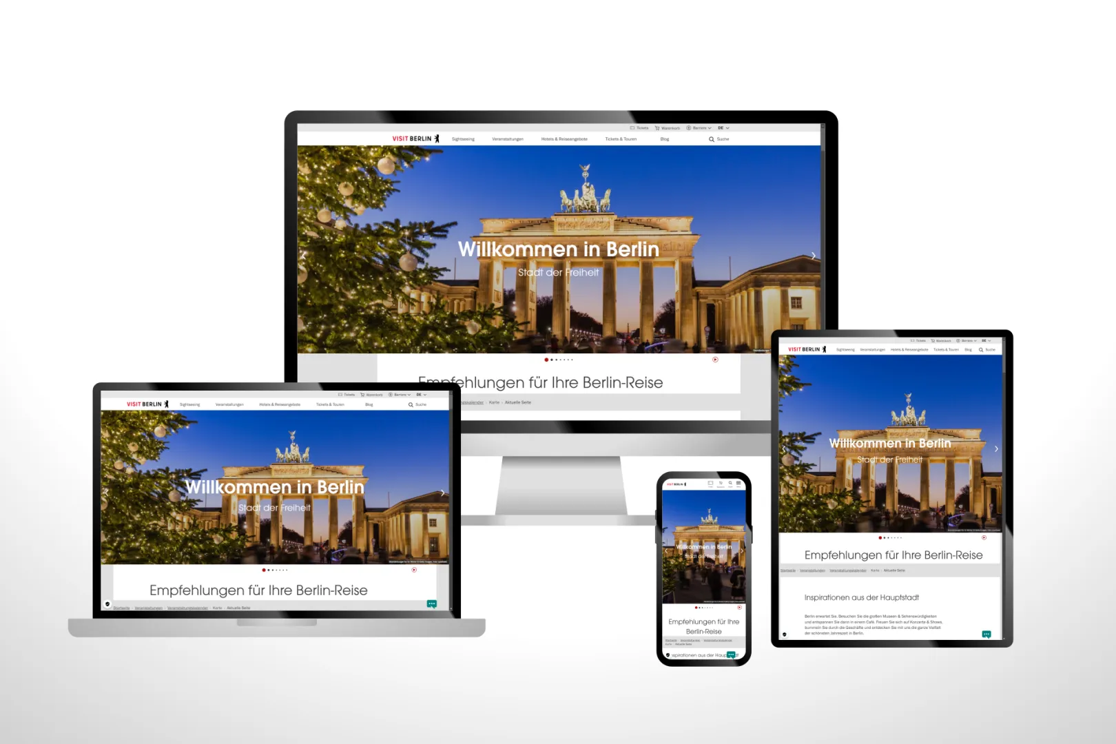 Screenshots www.visitberlin.de