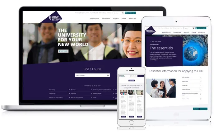 Charles Darwin University screenshots