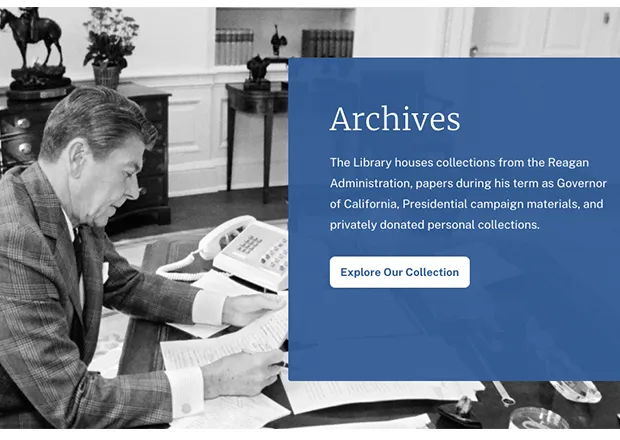 Archives section
