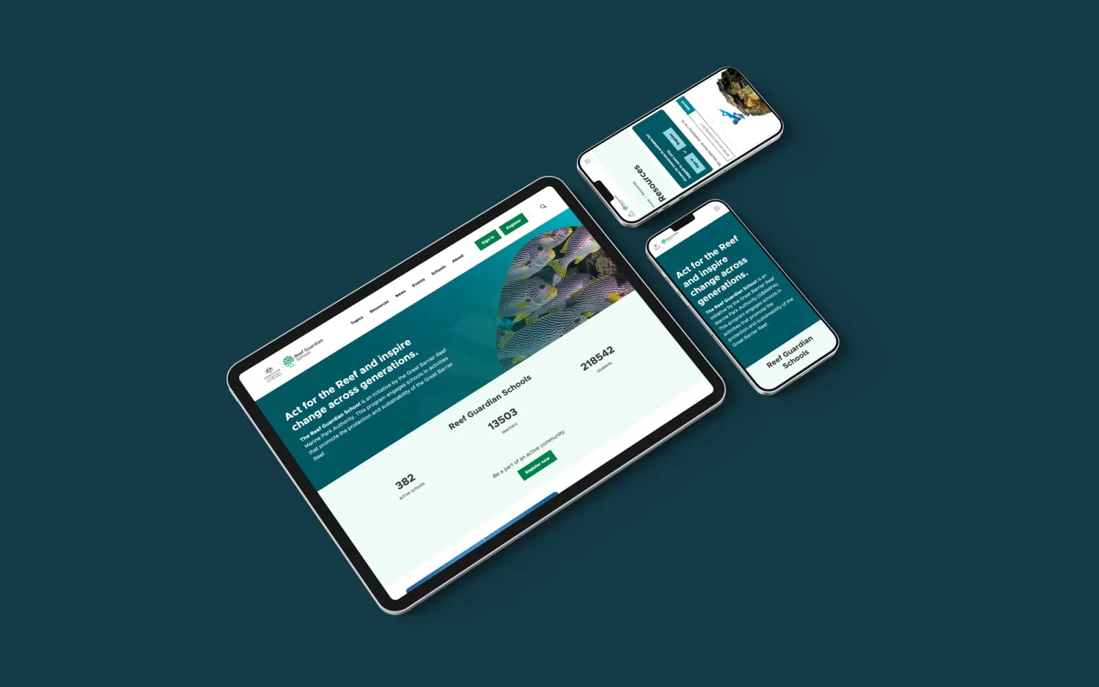 Reef Guardian School: GovCMS SaaS redevelopment