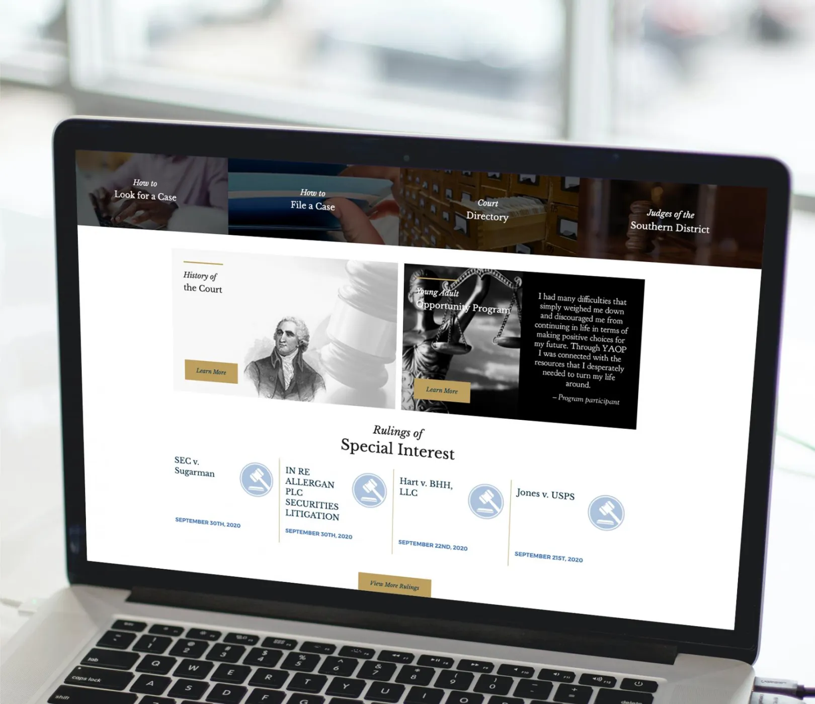 Southern District of NY webpage