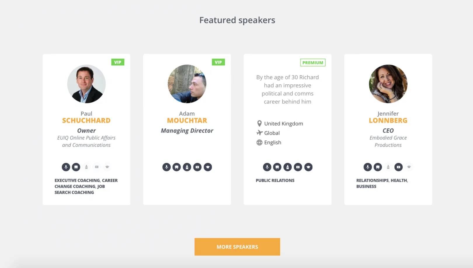 Featured speakers