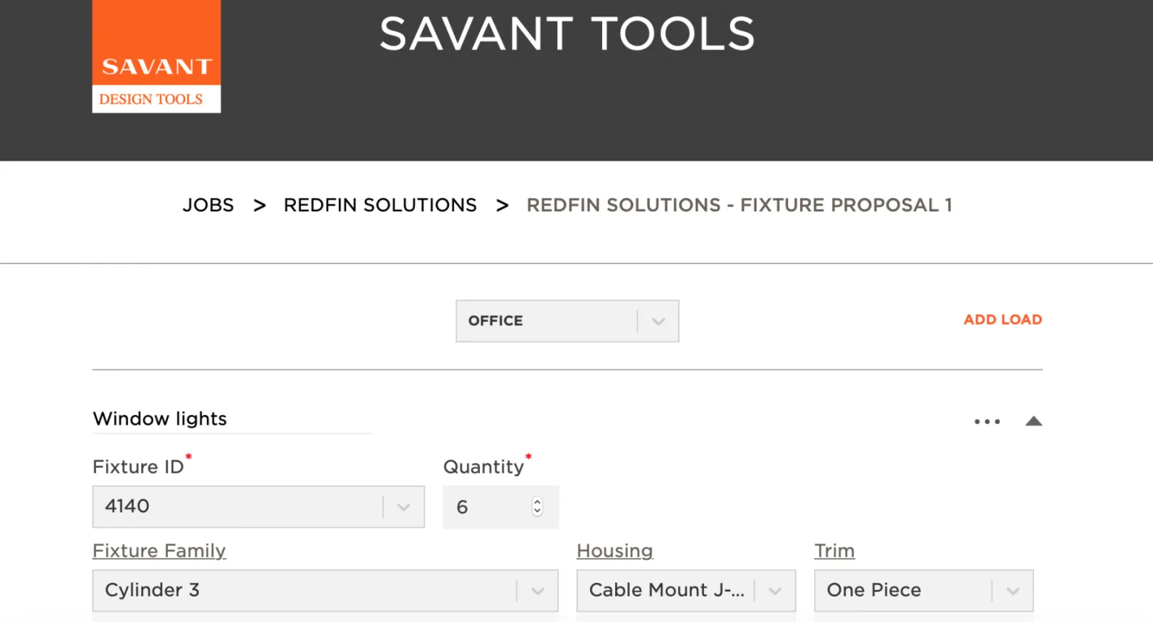 Savant Tools header