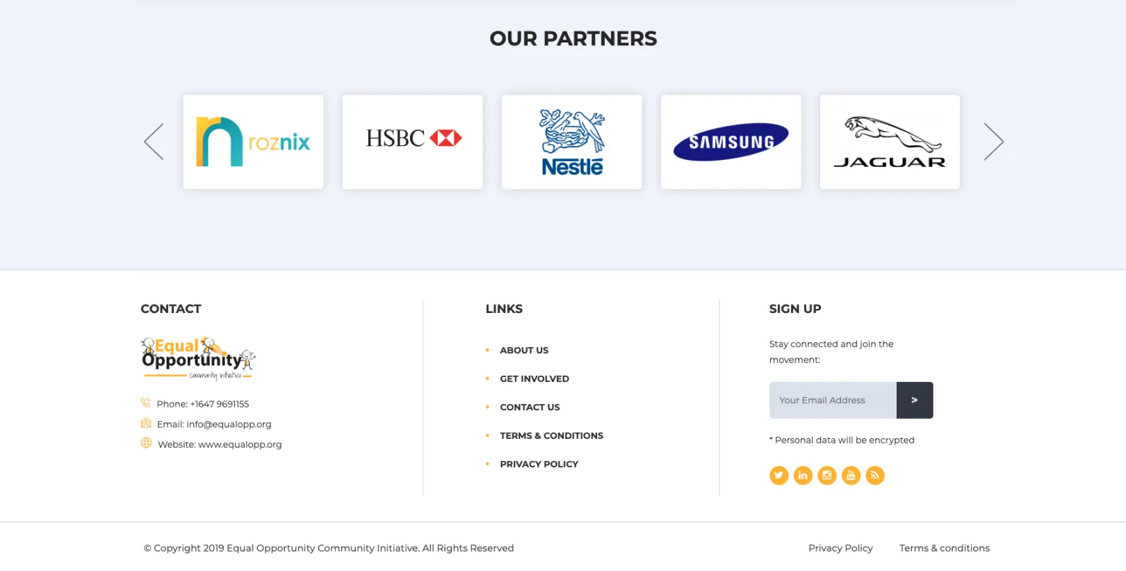 Equal Opportunity Community Initiative - OPTASY Inc.