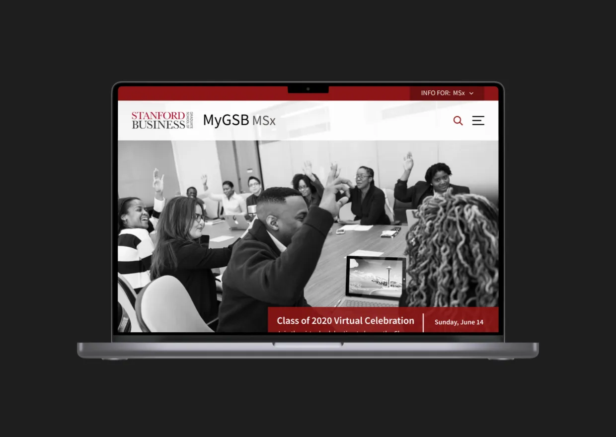 Migration & design system implementation for Stanford Graduate School of Business