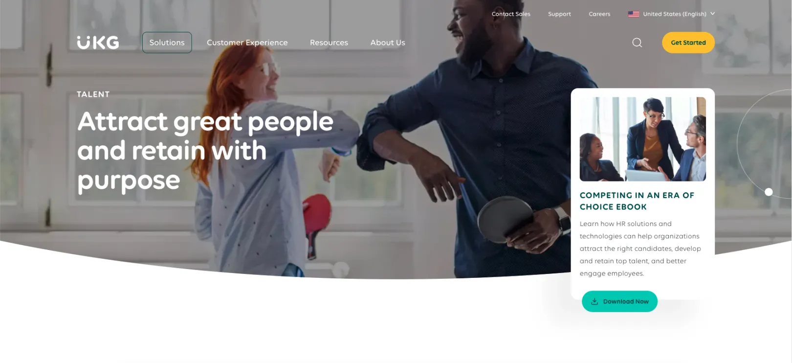 UKG Talent Solutions Screenshot