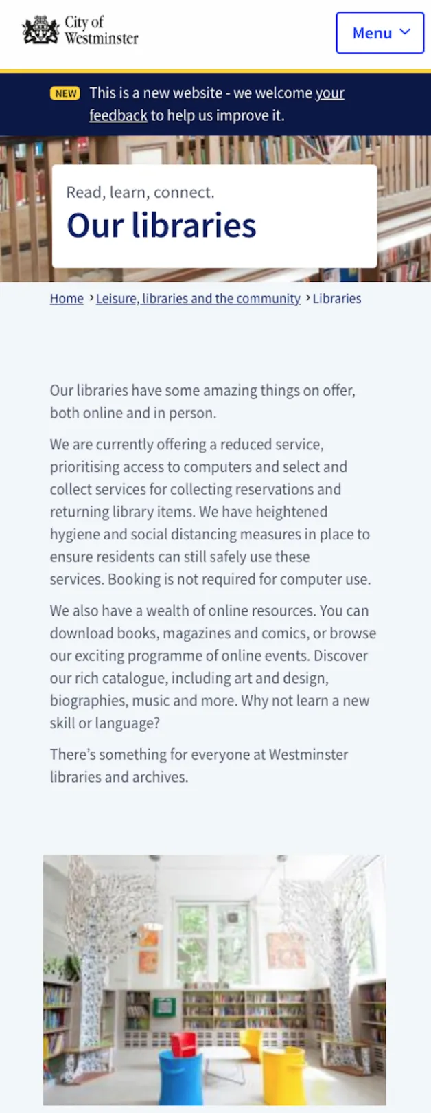 Westminster City Council Mobile