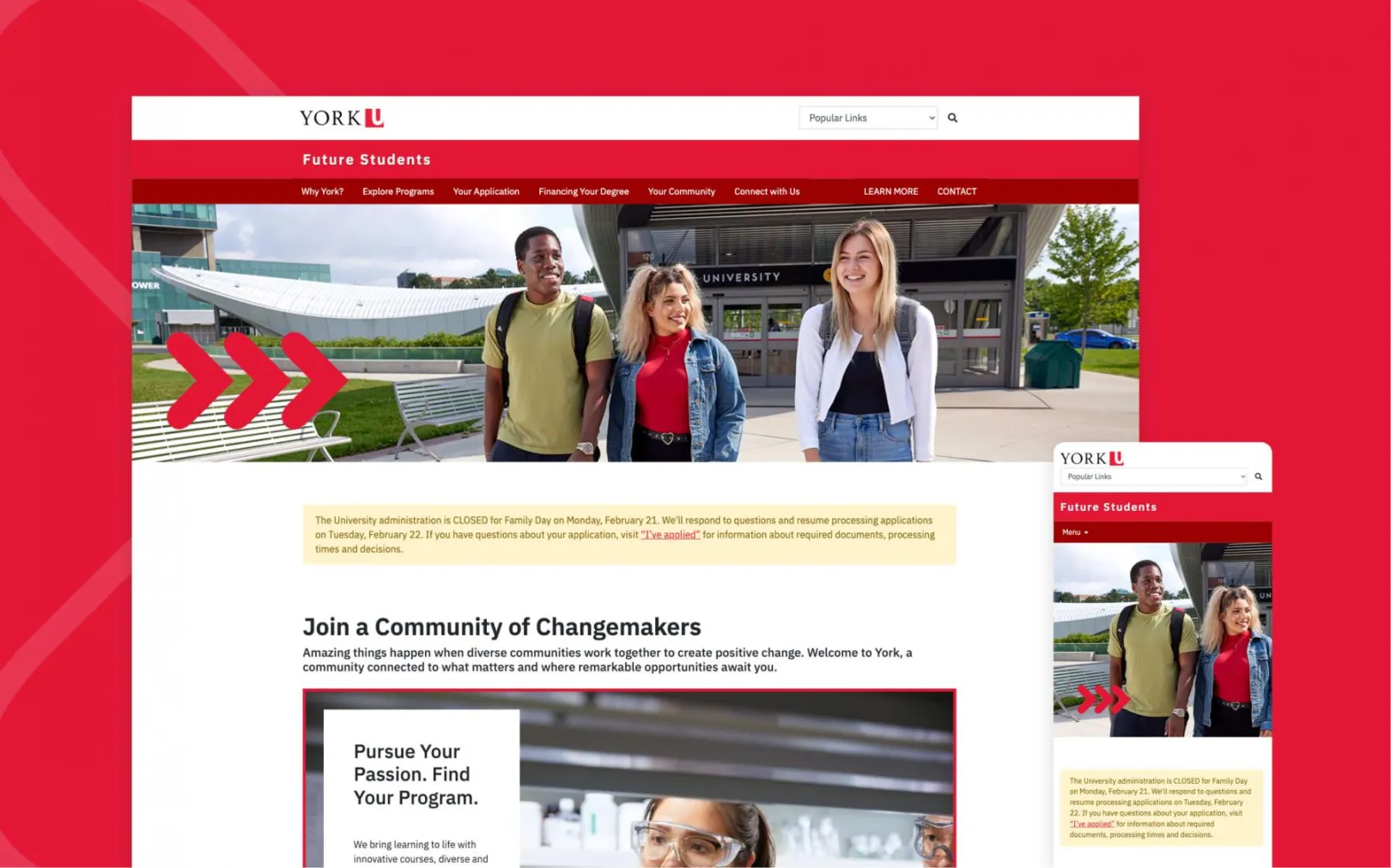 York U Future Students screenshot