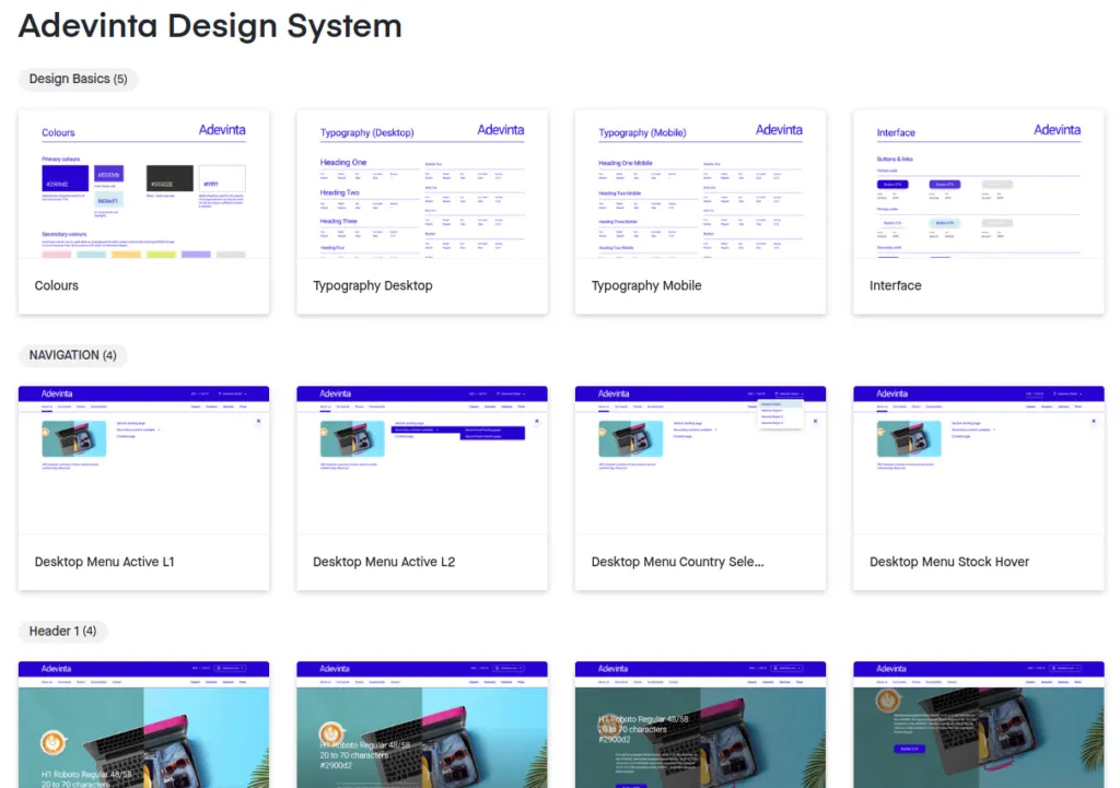 Adevinta design system