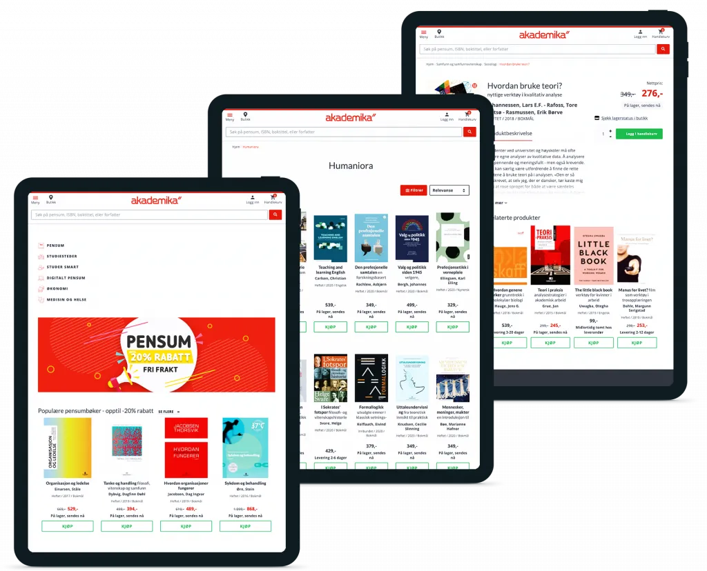 Akademika tablet mockups
