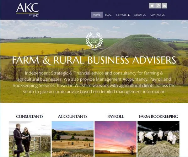 Drupal 8 website for agricultural conultants