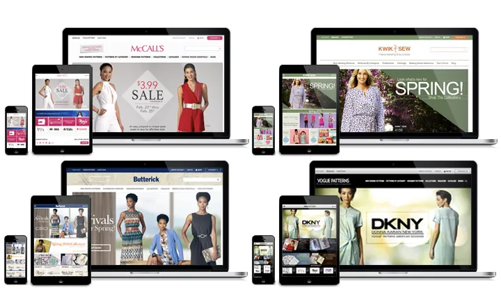 The McCall Pattern Company Brand Websites