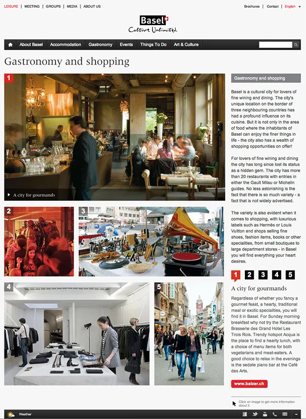 Basel Tourism - Restaurants - By Cando