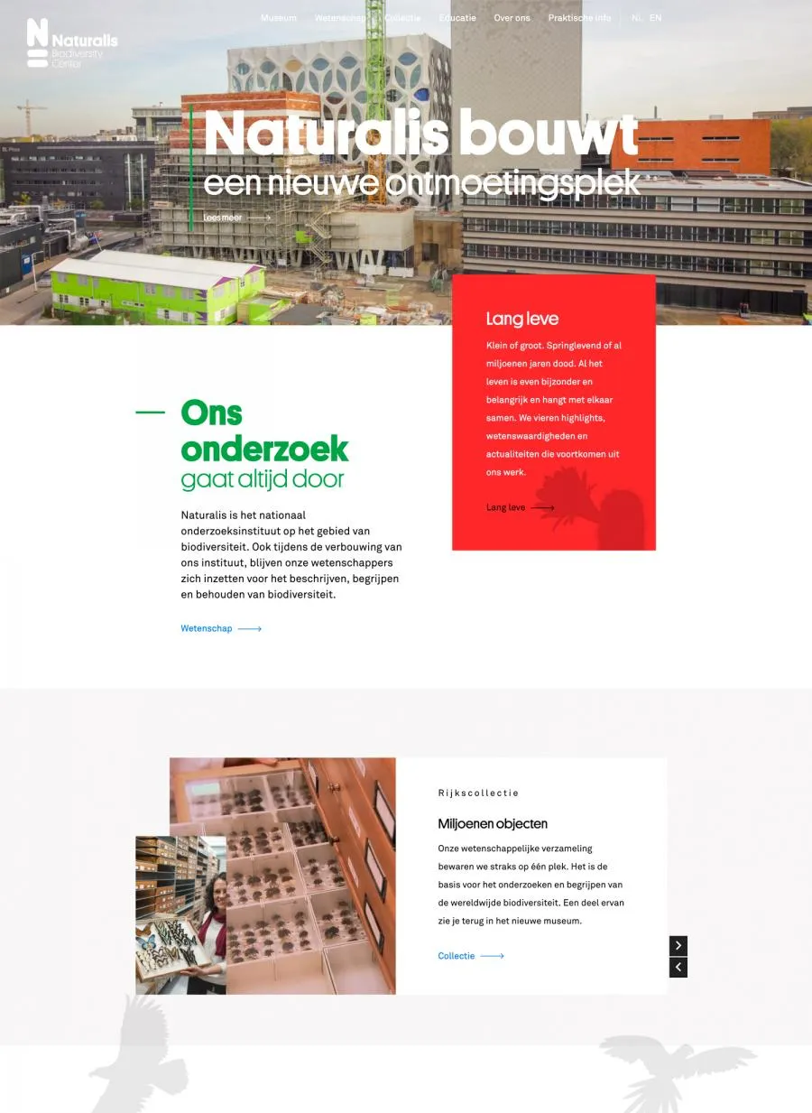 Screenshot Naturalis.nl