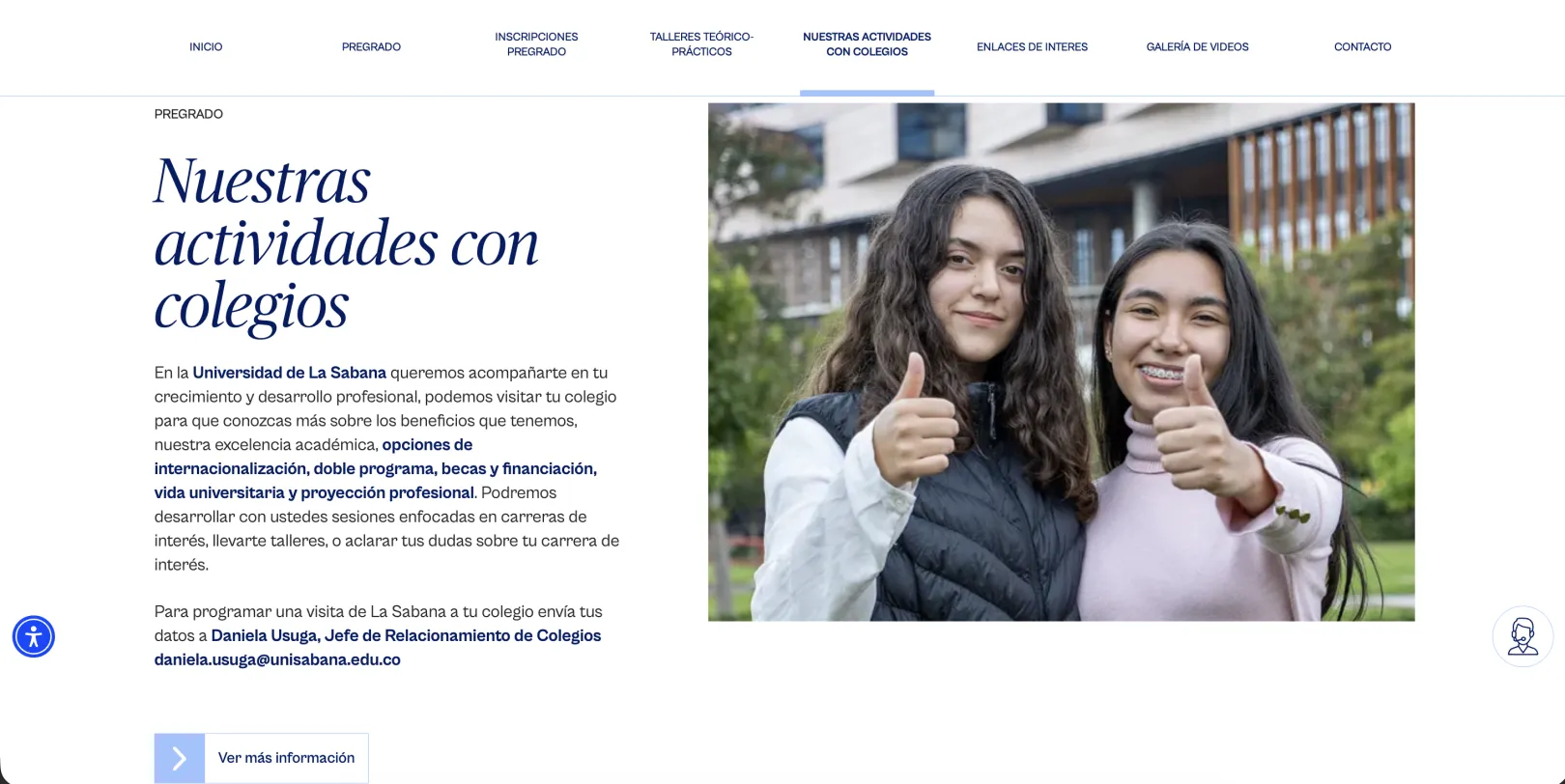 Actividades colegios