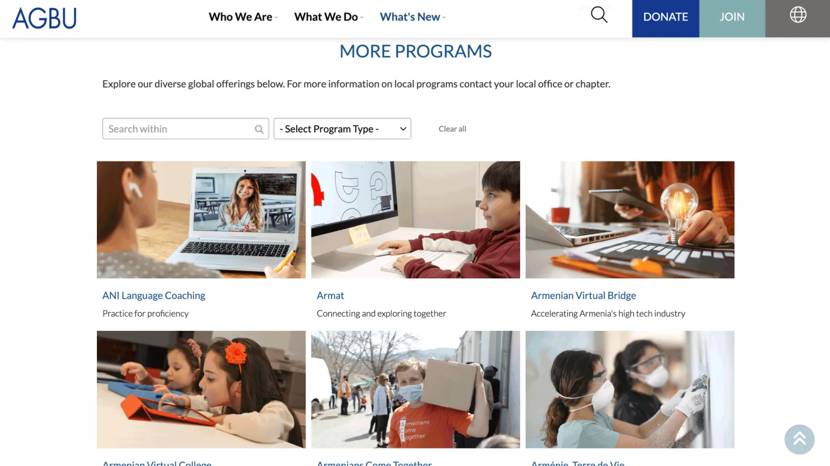 AGBU Programs