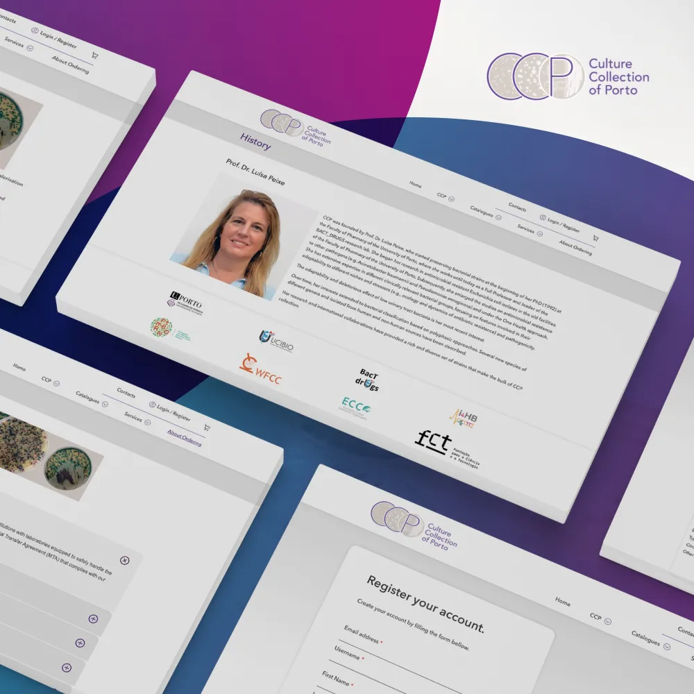 Screenshot of CCP Drupal 10 platform developed by JAVALI
