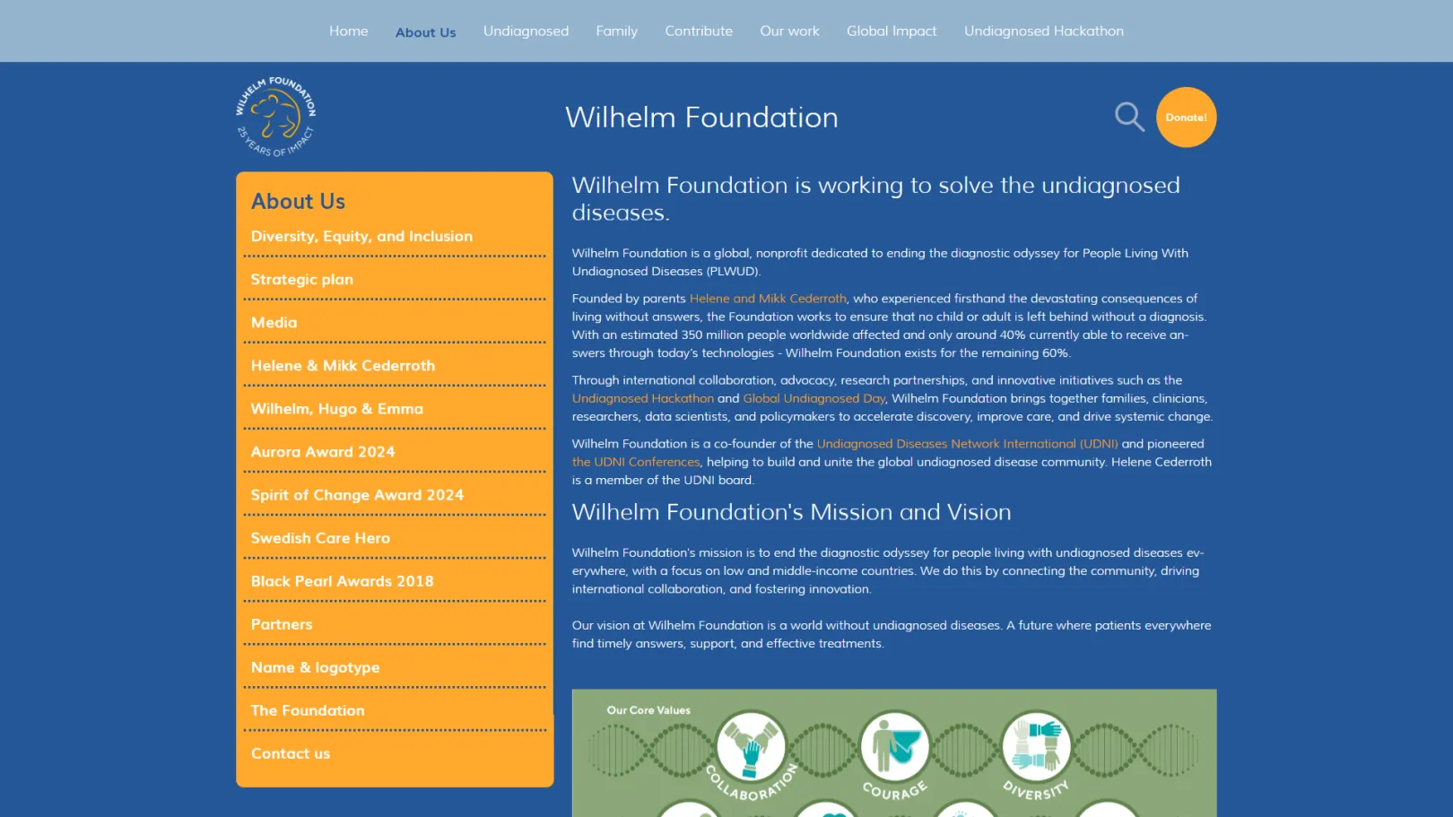 Wilhelm Foundation Website Migrate to Drupal 9