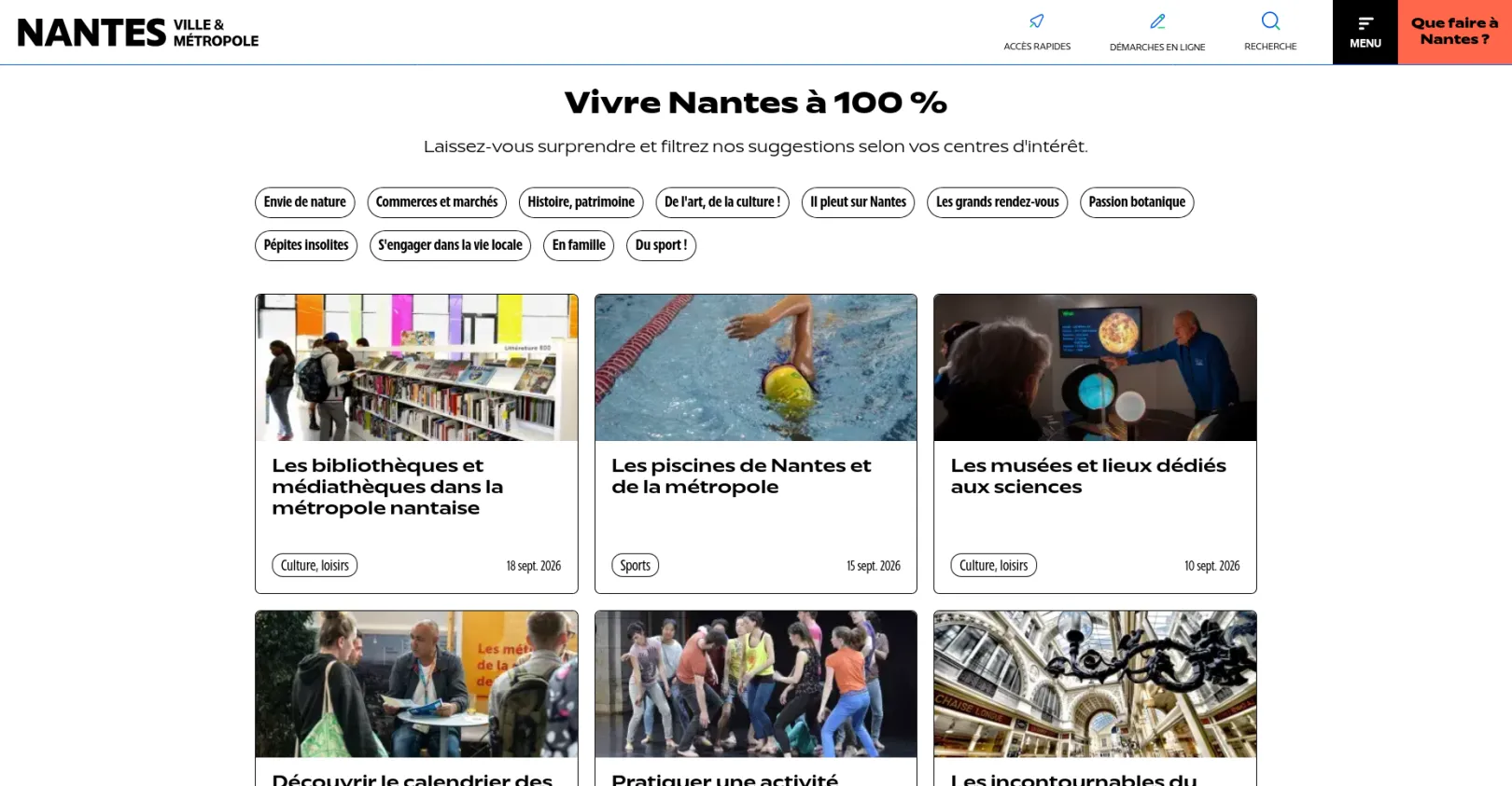 Nantes Métropole - Culture section