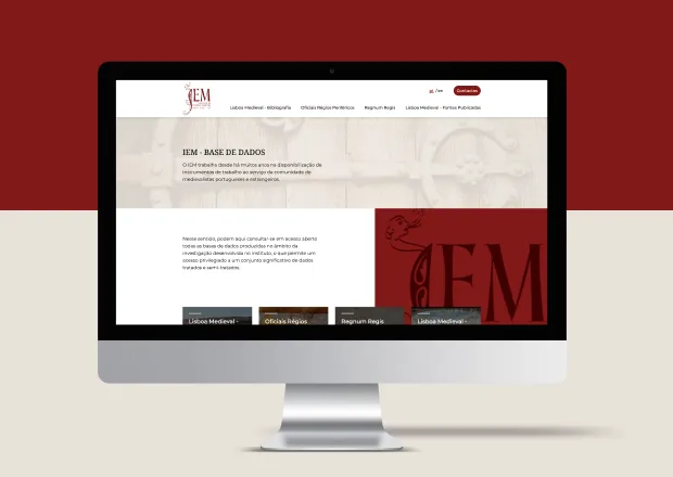 Screenshot of IEM's Databases platform