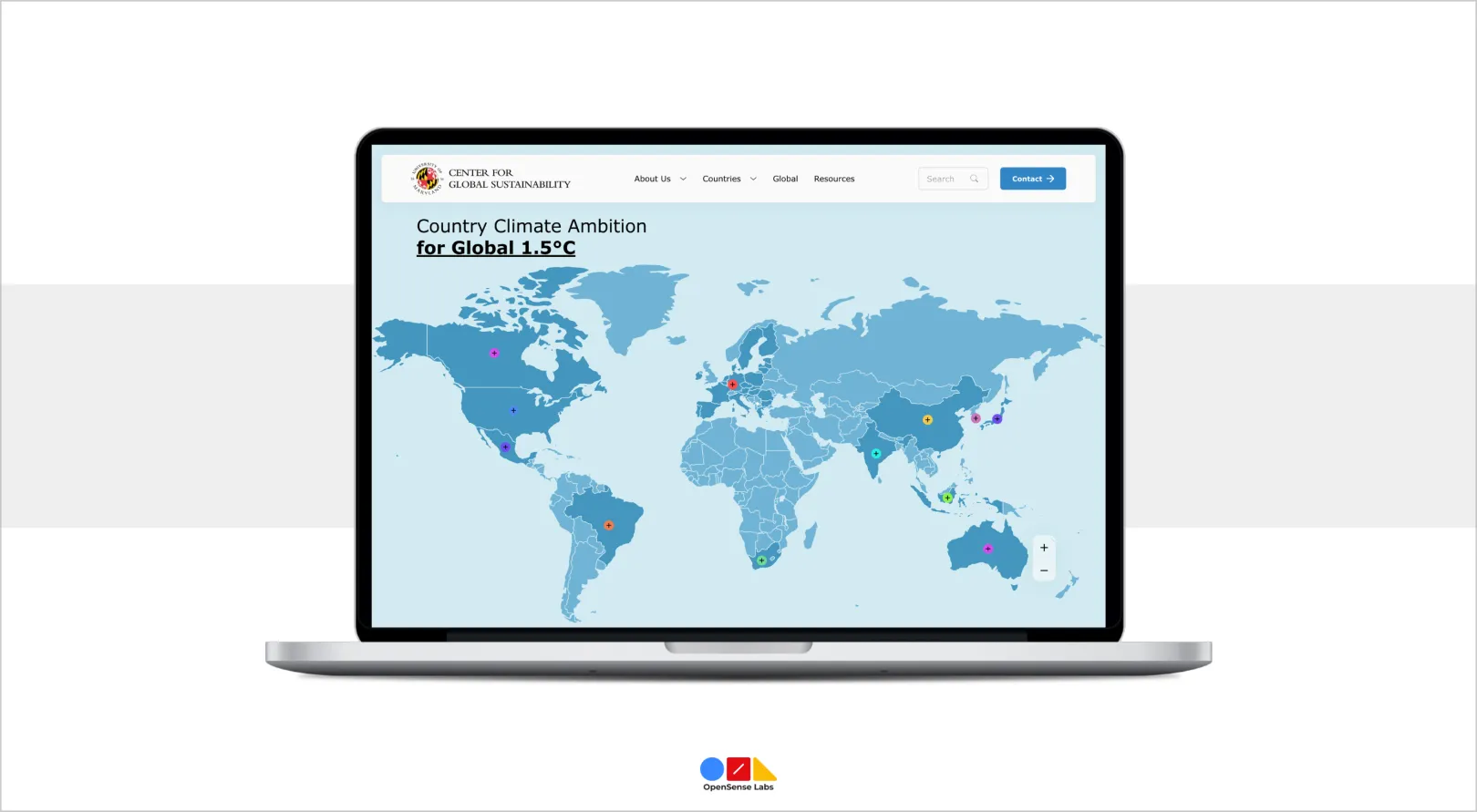 CGS website homepage