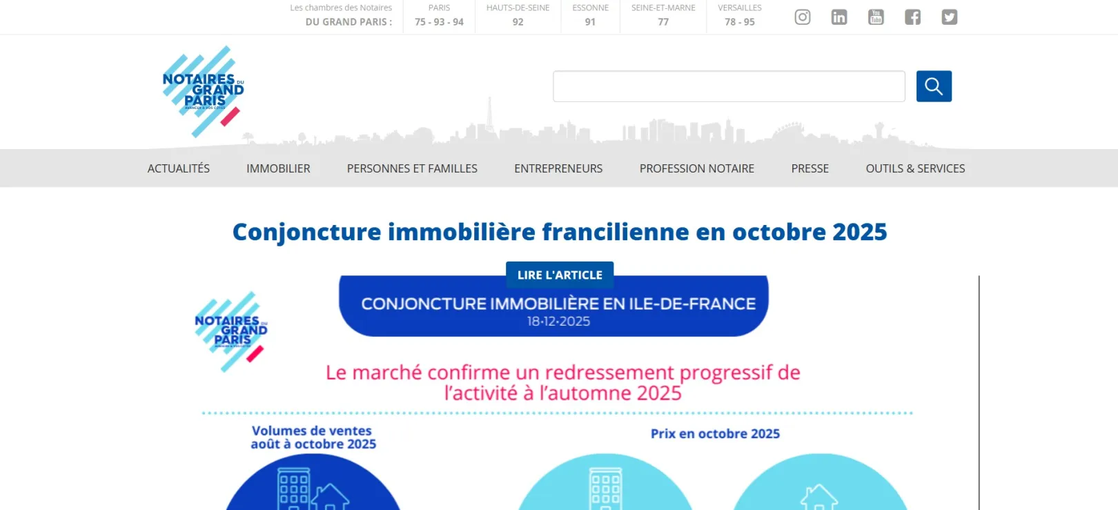 Chambre des notaires Paris & IDF 