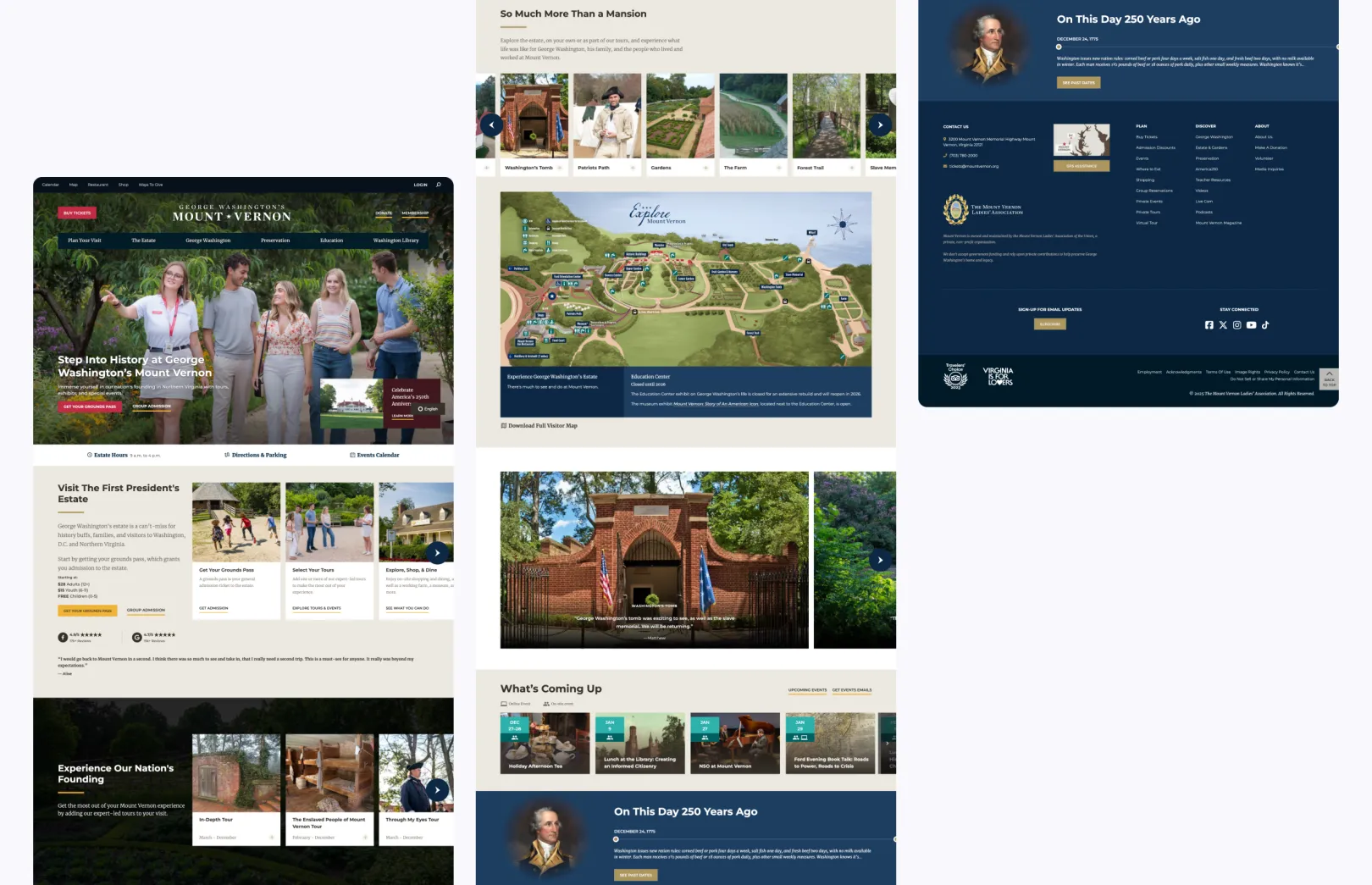 George Washington’s Mount Vernon home page