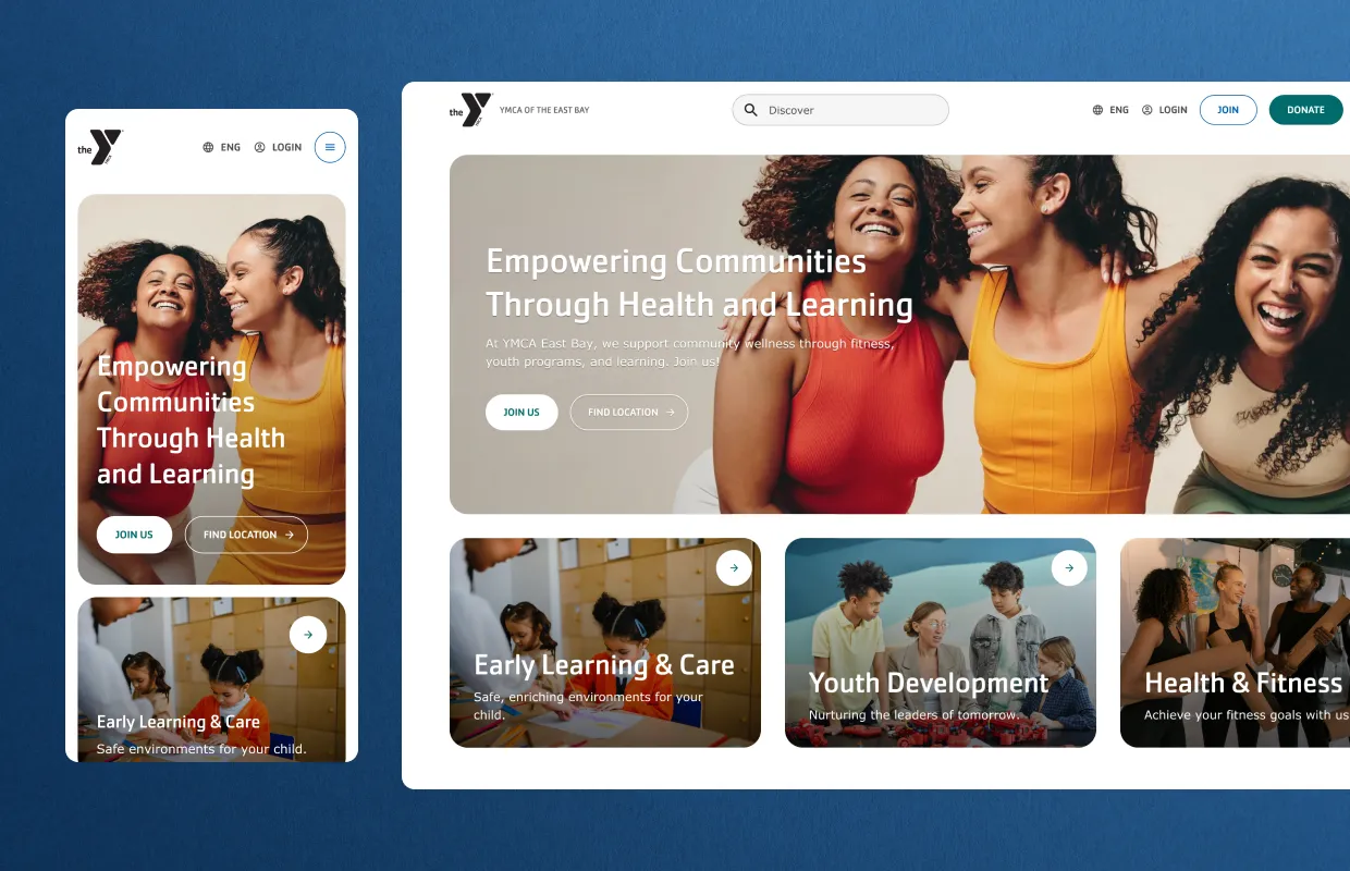 YMCA of the East Bay homepage