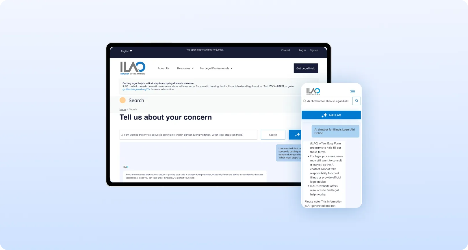 Illinois Legal Aid, AI-Enabled Platform