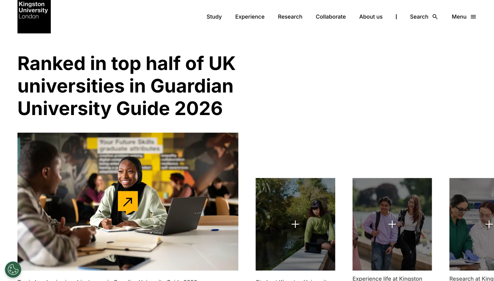 Kingston University Homepage